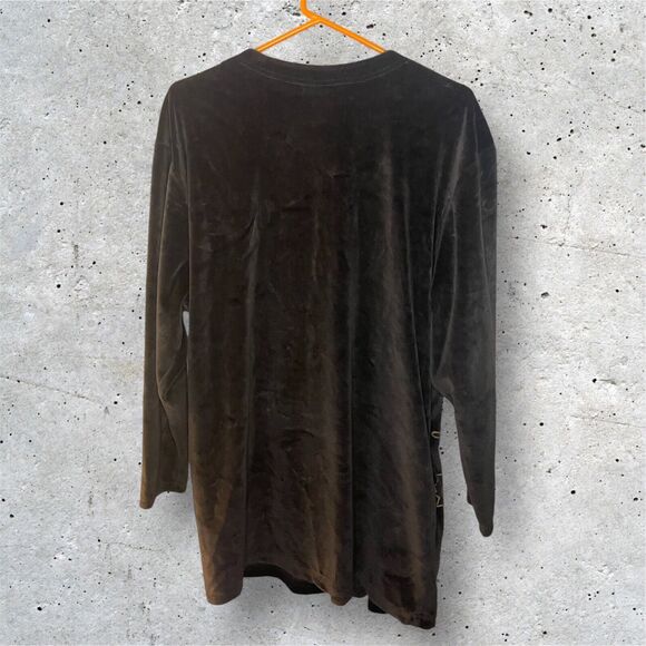 Susan Costello Art To Wear Cardigan Lagenlook L VTG USA Wearable Art Of Life - Picture 2 of 8